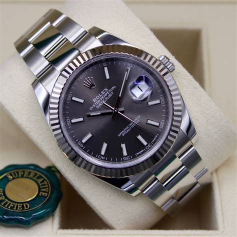 rolex day just grey|rolex datejust grey face.